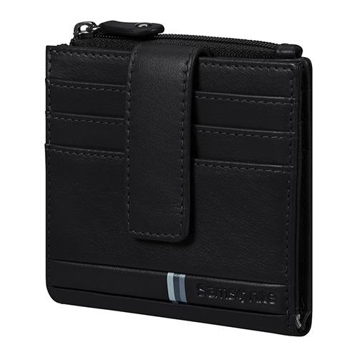 Novčanik SAMSONITE, muški, SLG 048, 144468/1041, 10x8, 8x1cm, crni