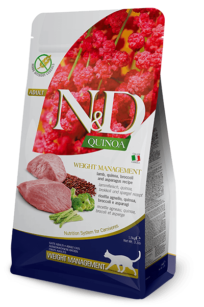N&D Quinoa Weight Management 1.5kg - jagnjetina, kinoa, brokoli i špargla