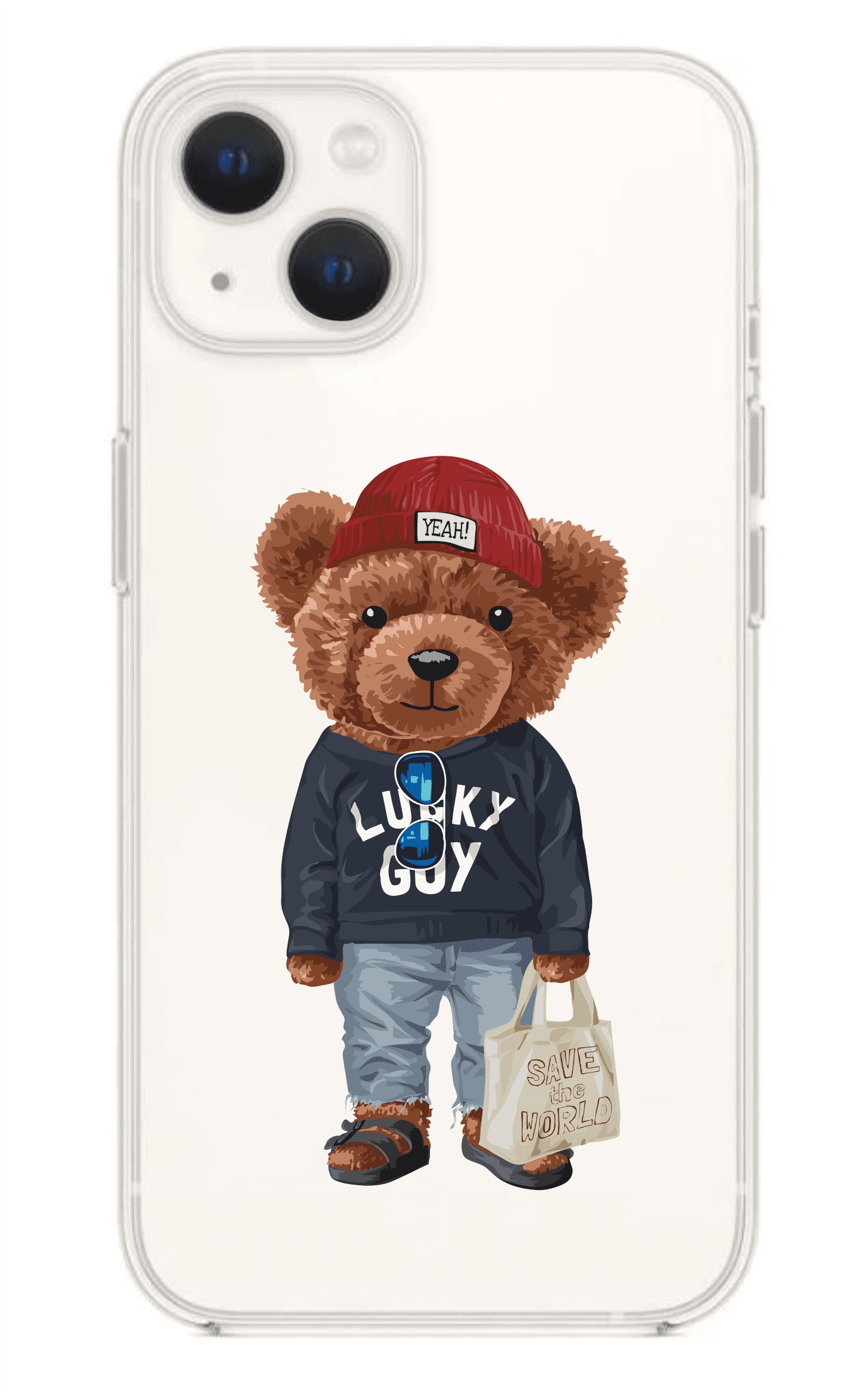 LdrCase Futrola za Iphone 15 Plus Lucky Teddy Bear