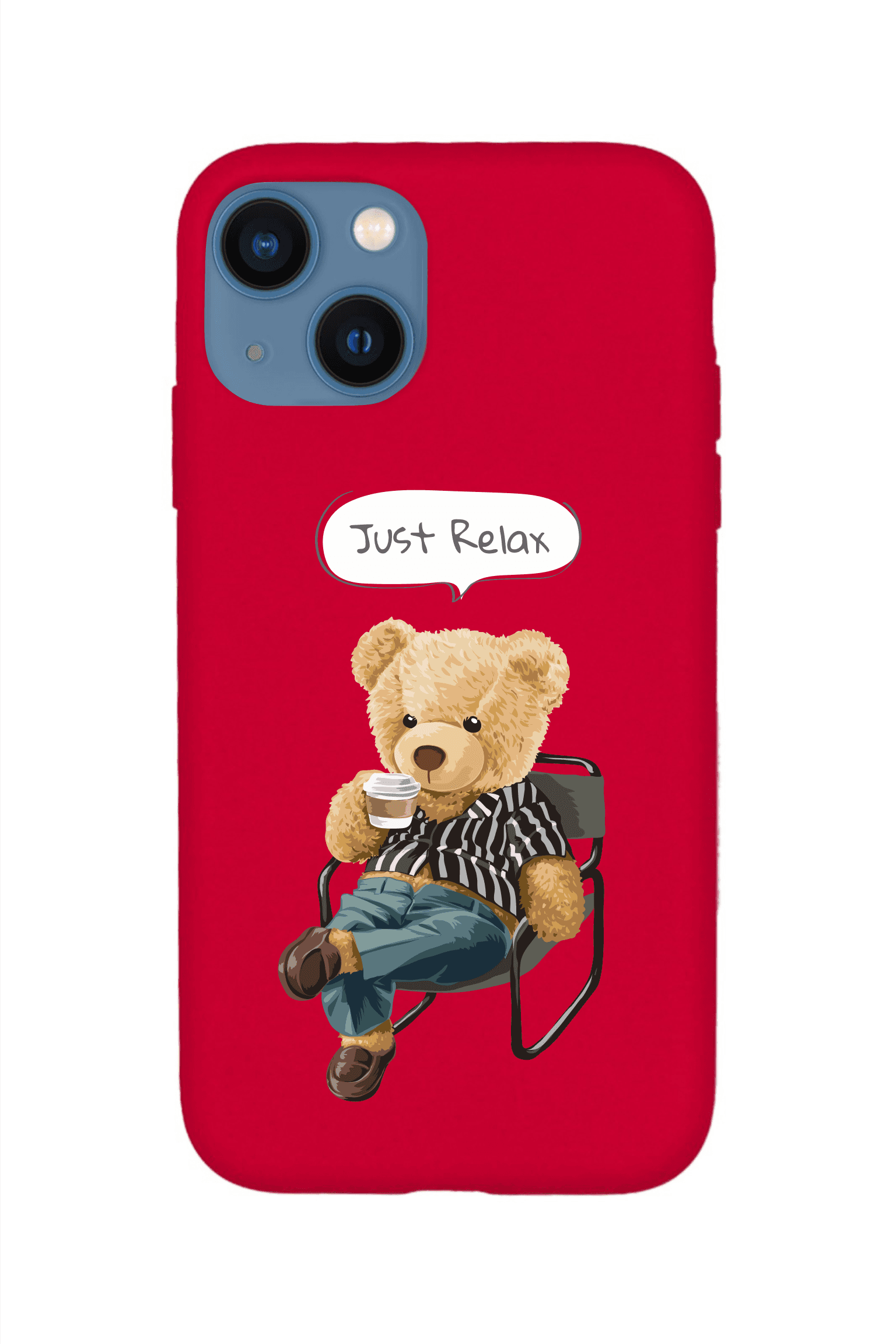 LdrCase Futrola za Iphone 14 Pro Max Relax Teddy Bear Red