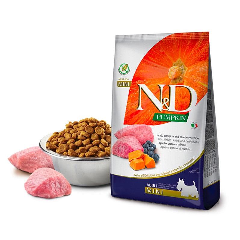 N&D Pumpkin Mini Adult 2.5kg. - jagnjetina, bundeva i borovnica