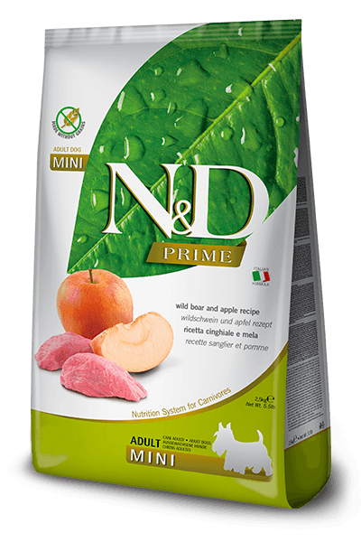 N&D Prime Mini Adult 7kg. - divlja svinja i jabuka
