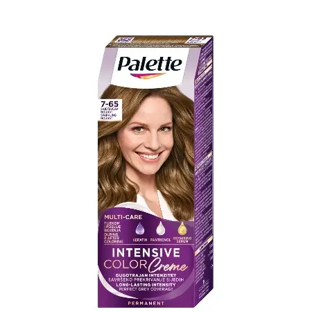 Schwarzkopf farba za kosu 7-65 Palette Icc, svijetli nugat