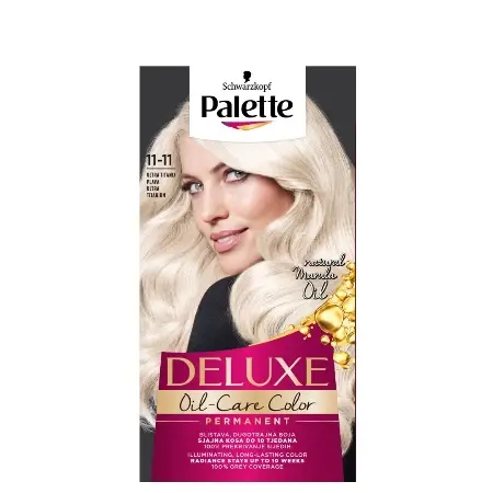 Schwarzkopf farba za kosu 11-11 Palette Deluxe, Ultra titanijum plava