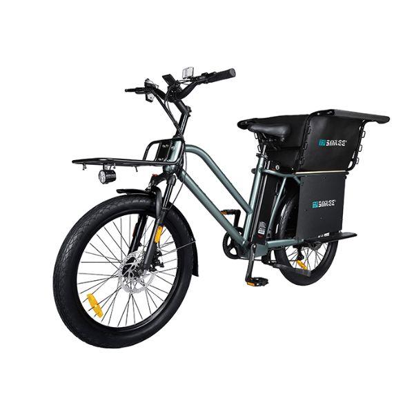 TF Smile Električno bicikl Cargo E-bike E15, Crni