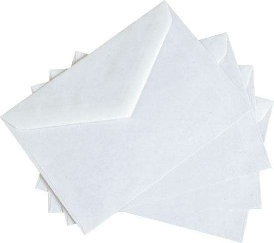 Koverta  B5 BijeliCrveni  500/1 Pak.