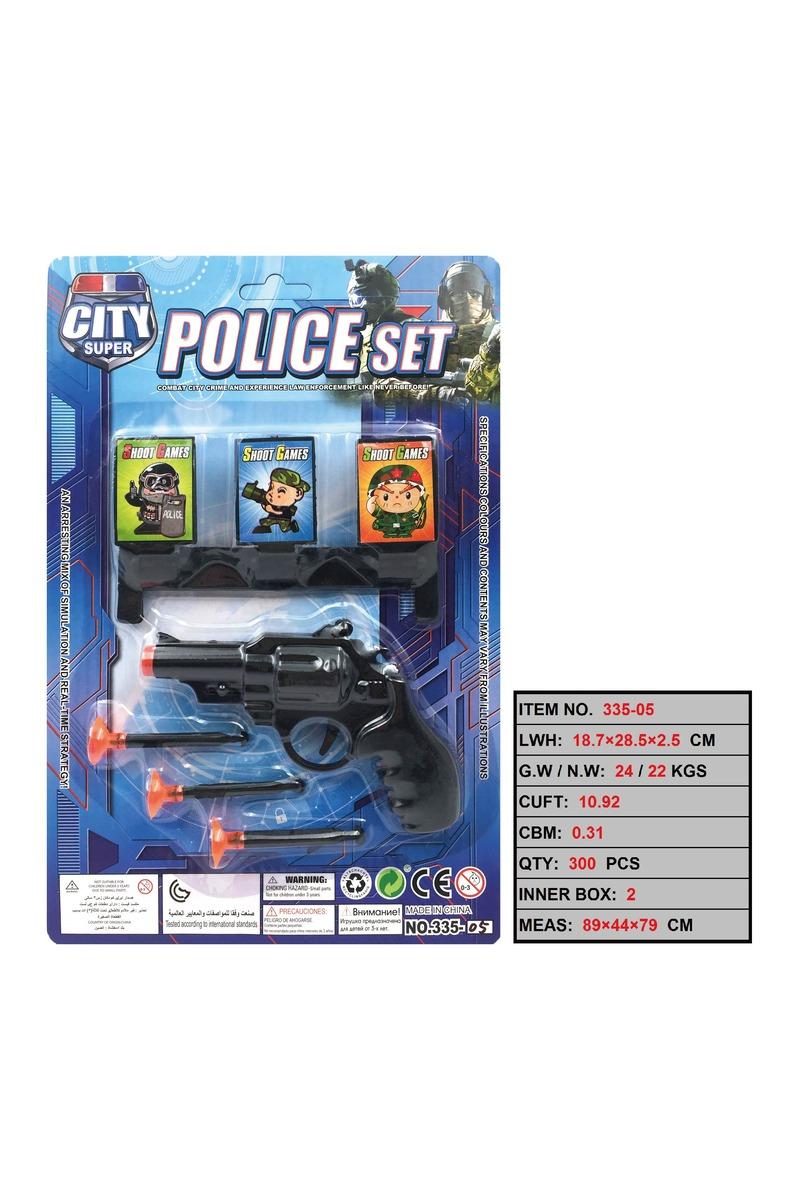 Policijski Set Sa Plasticnim Mecima