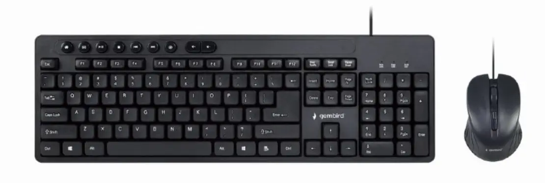Gembird Miš i tastatura SET, Crni