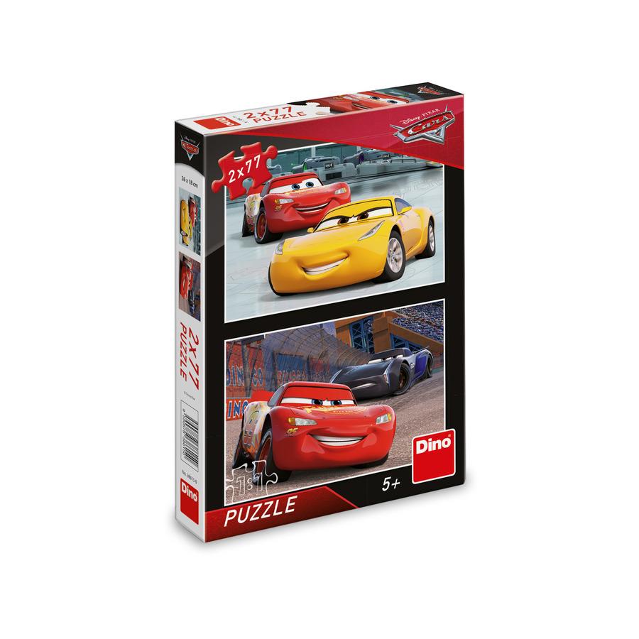 Puzzle Dino Cars 3 Trkaci 2X77 Kom 386150