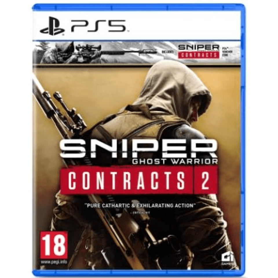 CI games Sniper Ghost Warrior Contracts 2 PS5 + PS4 Sniper Ghost Warrior 1 Voucher Code - Double Pack