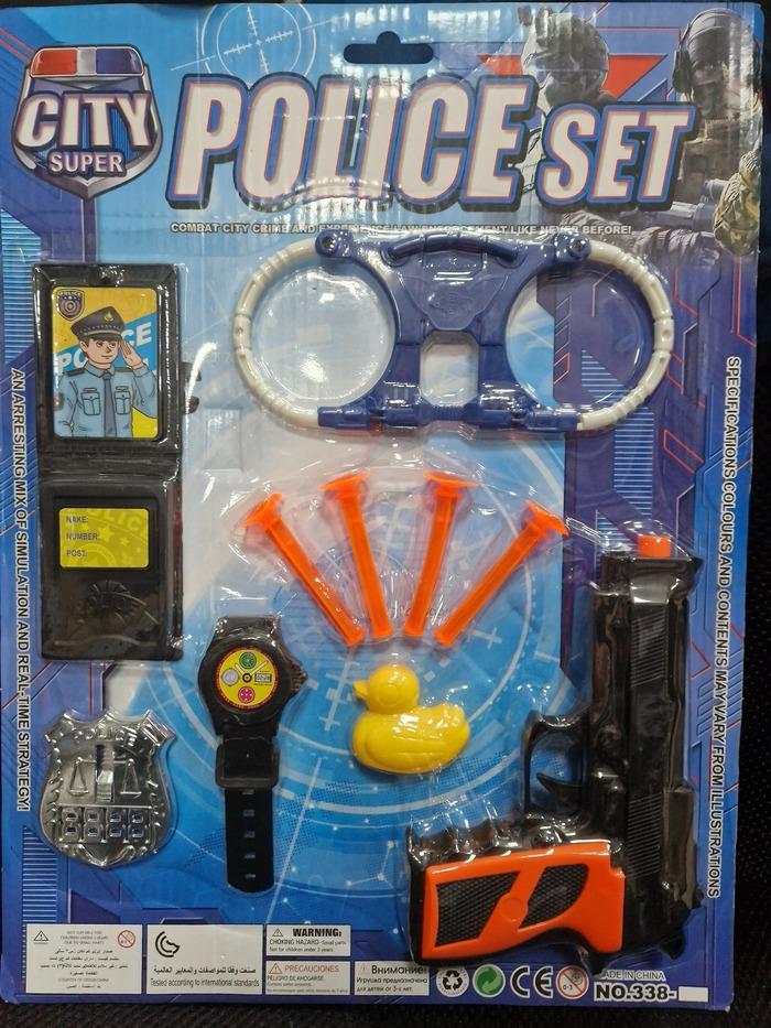 Policijski Set Sa Plasticnim Mecima