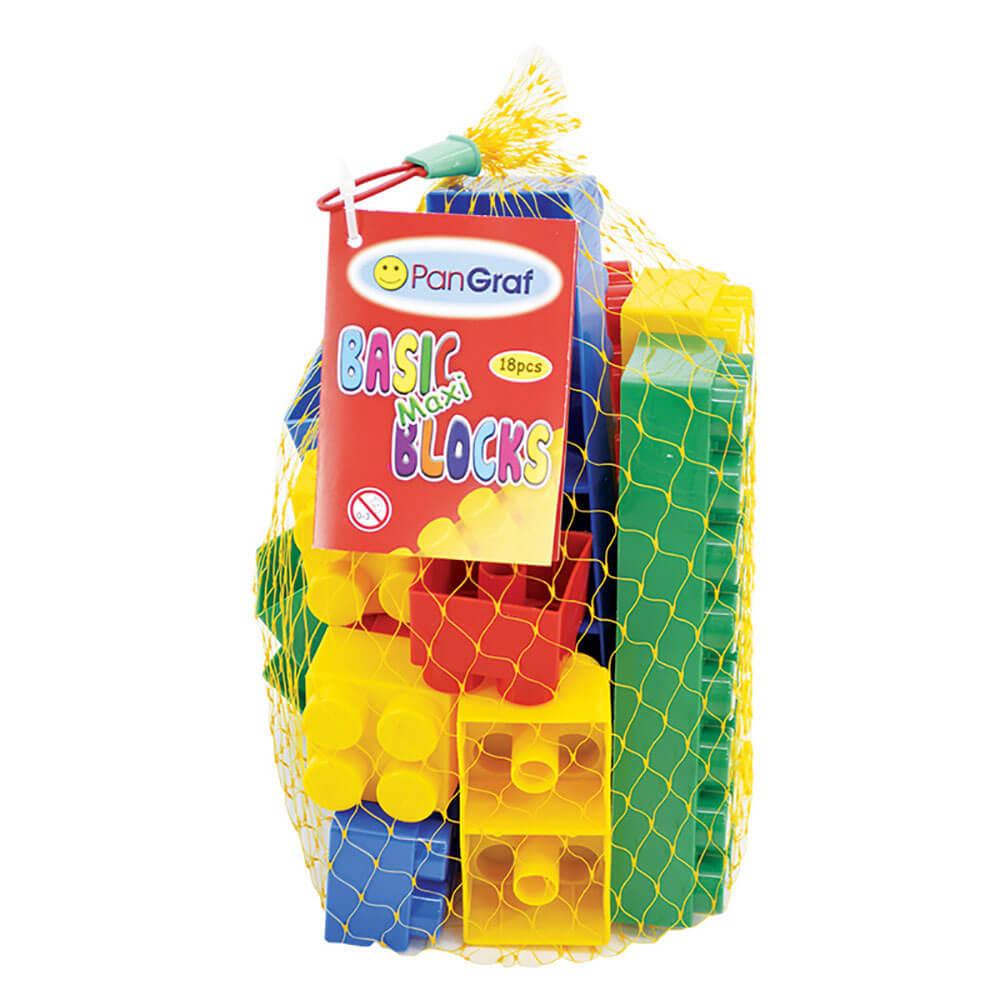 Pan Graf Basic Kocke Maxi Blocks 18 Pcs U Mrezi
