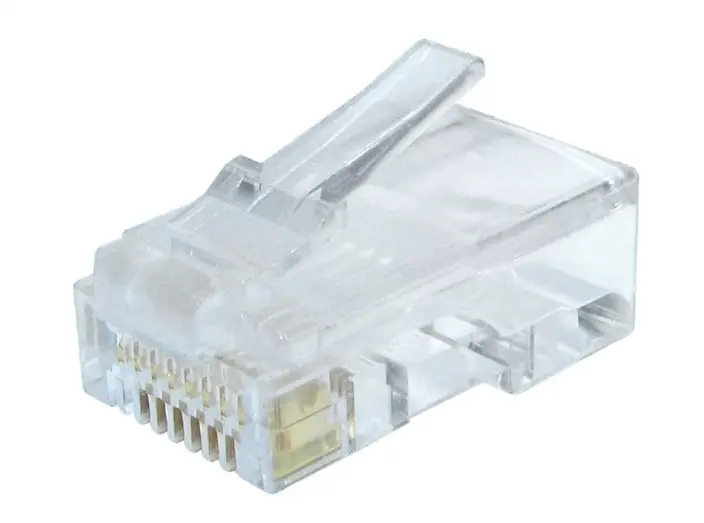 Gembird Modularni utikač 8P8C za čvrsti CAT6 LAN kabel, Providni