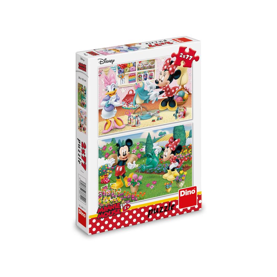 Puzzle Dino Vrednica Minnie 2X77 Kom 386112
