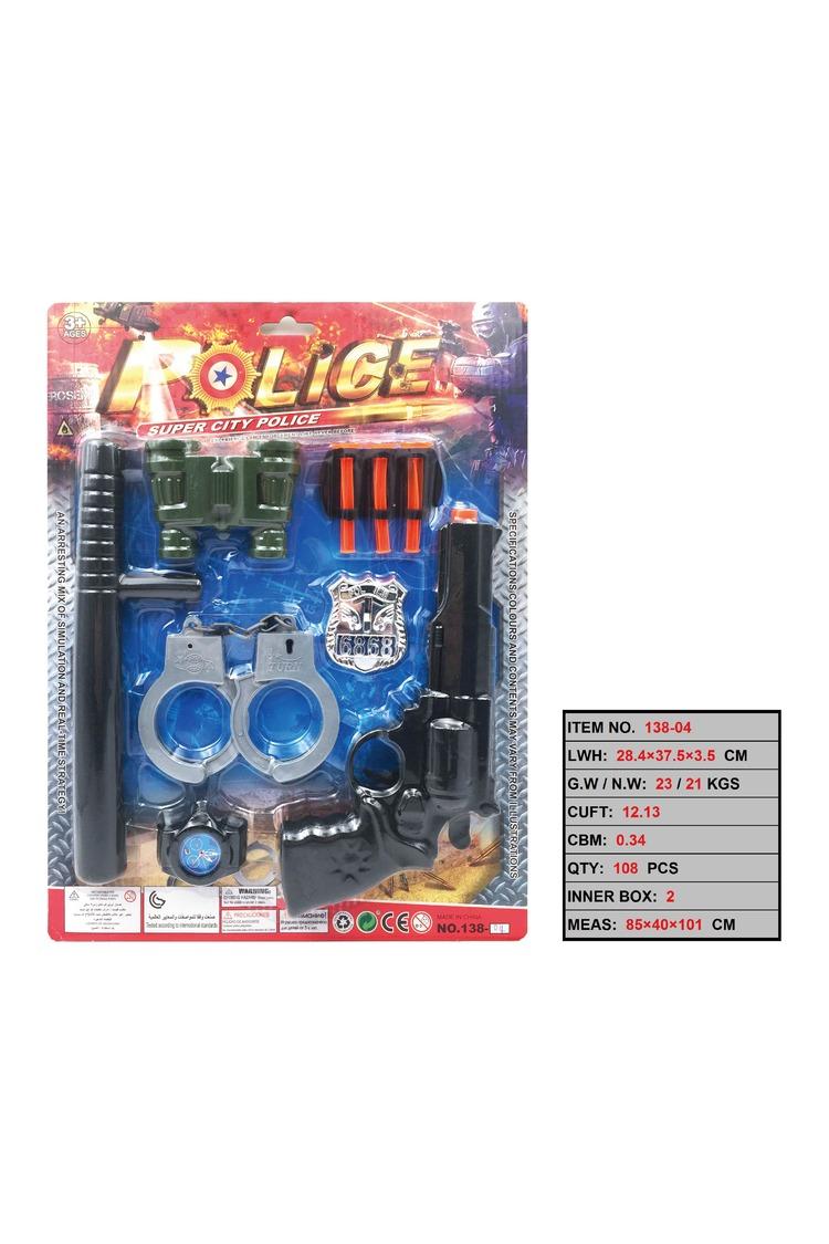 Policijski Set Sa Plasticnim Mecima