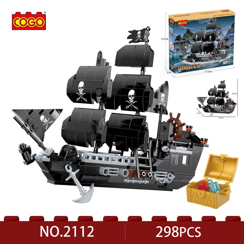 Cogo Kockice Brod Crna Perla 298 Pcs