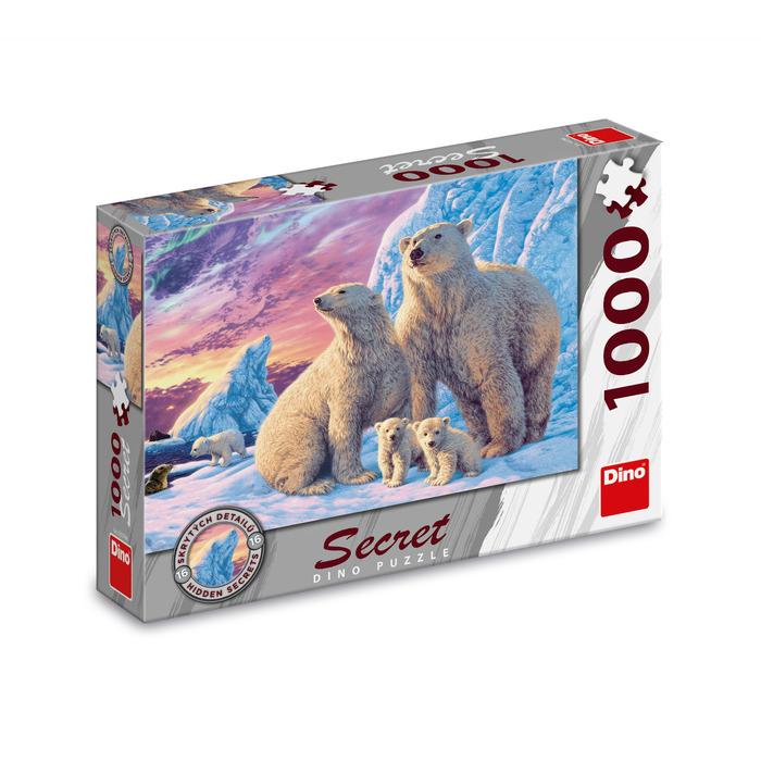 Puzzle Dino Polarni Medvedi Sa Skrivenim Detaljima 1000 Kom 532786