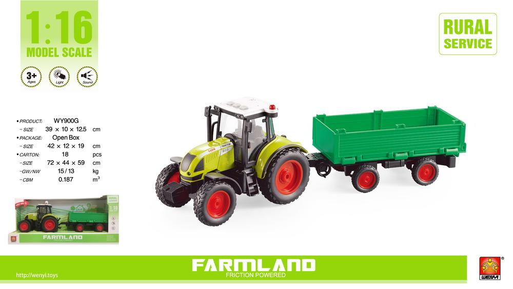 Wenyi Traktor Sa Prikolicom Wy900G