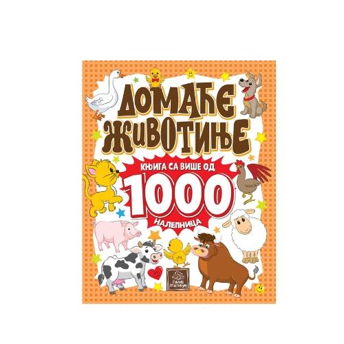 Domaće Životinje  Knjiga Sa Više Od 1000 Naljepnica