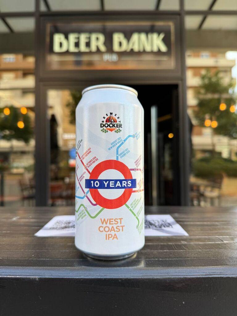 Docker Pivo   West Coast IPA, 0.44l, 18 Komada