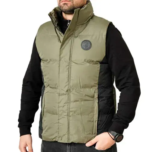 Muški prsluk za istočni smjer, maslinastozelene boje