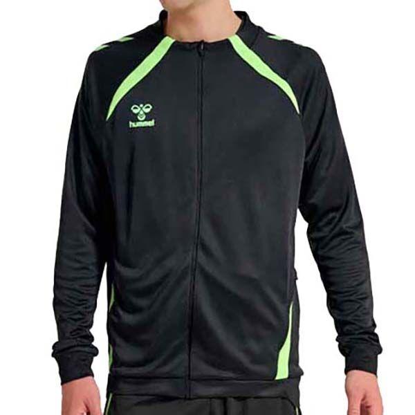 Hummel muška dukserica HMLLEAD 2.0 TRACK ZIP, crna