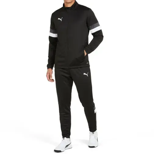 Puma Teamrise muški set trenerki, crni