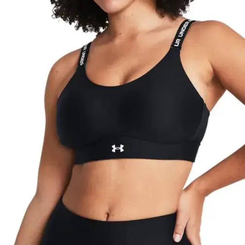 Ženski sportski top Under Armour Infinity Mid 2.0, crni