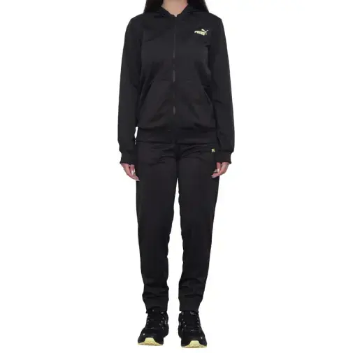 Puma set trenerki za djevojčice, crne boje