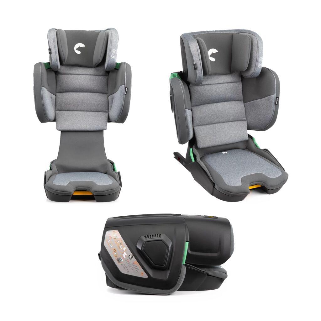 Kidnort autosjedalica Mane, 100-150 cm, siva