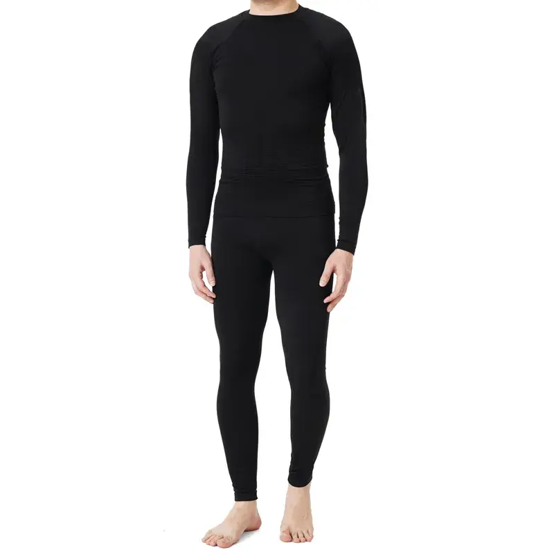 COPPERMINER Set muških aktivnih hlača Ves Move, 2 dijela, crne boje