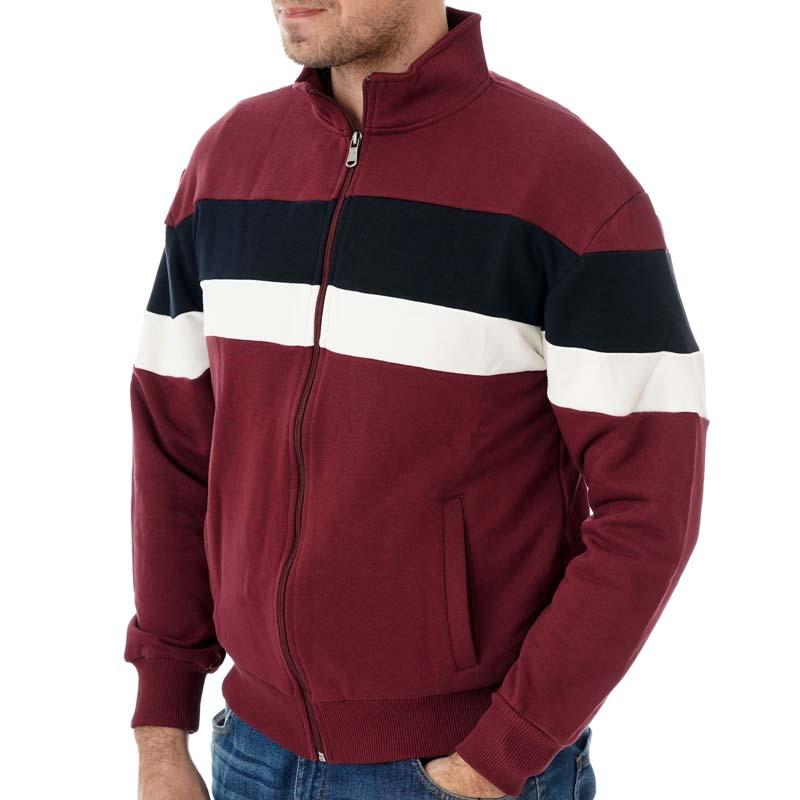 Muška dukserica Dan, bordo, usmjerena prema istoku