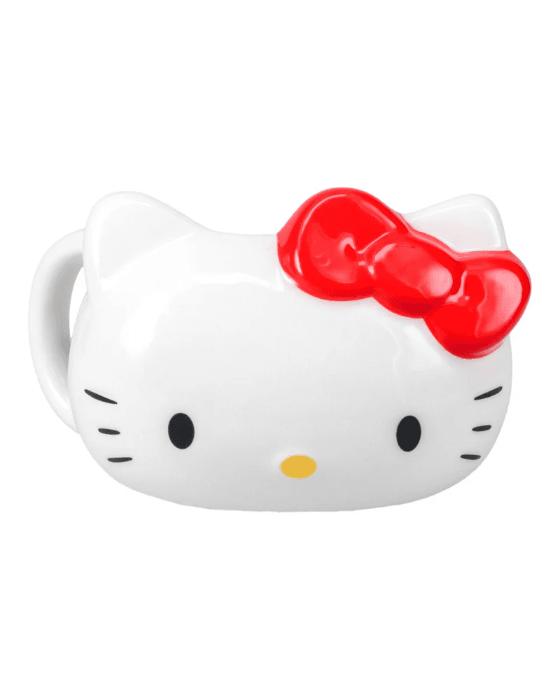 Šolja Paladone Hello Kitty Shaped Mug, Bijela