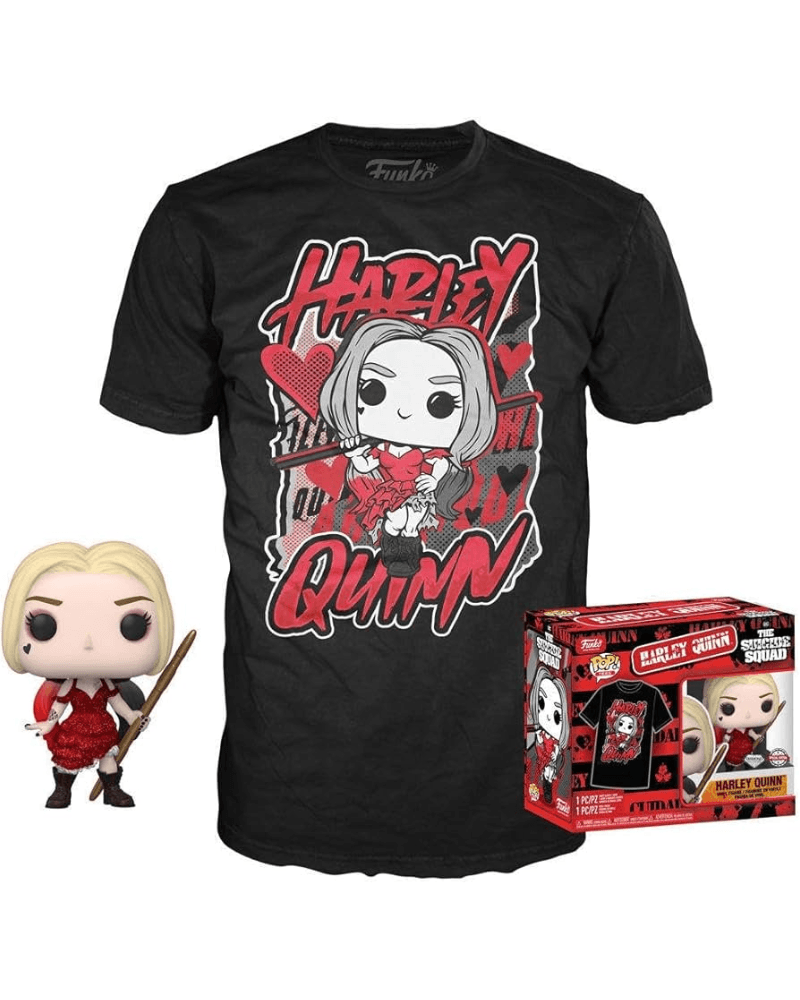 Funko Set Figura POP! i majica Movie - Suicide Squad, Harley Quinn M
