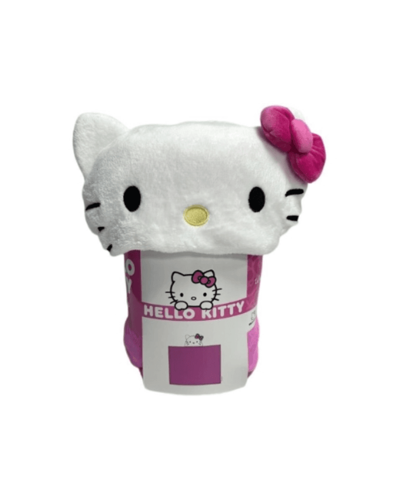 Ćebe Hello Kitty, Roze-bijelo
