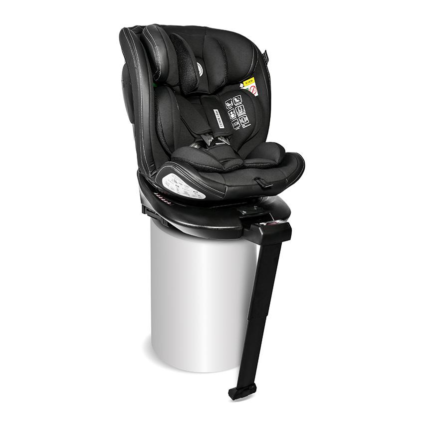 Lorelli Autosjedalica Estate 40-150cm, Isofix sa potpornom nogom, crna