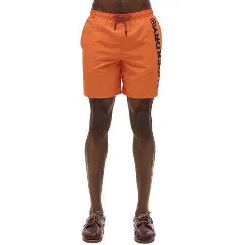 Superdry muške Graphic 17 kupaće hlače, narandžaste