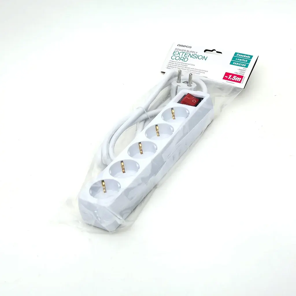 Omega Produžni kabl 16A OL5G15W, 1.5m