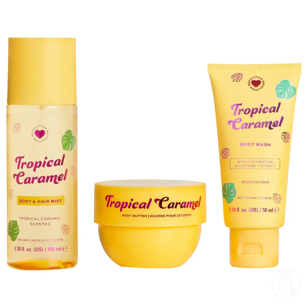 Revolution Hranljivi set za telo Tropical Caramel