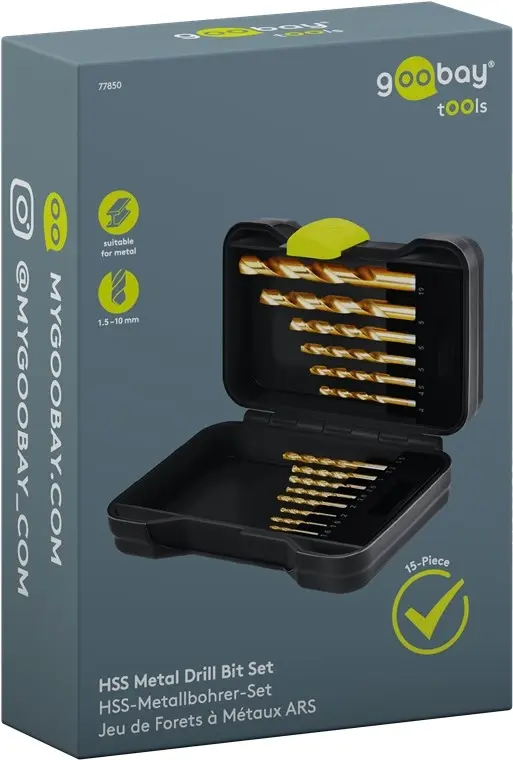 Goobay Set burgija za metal 77850