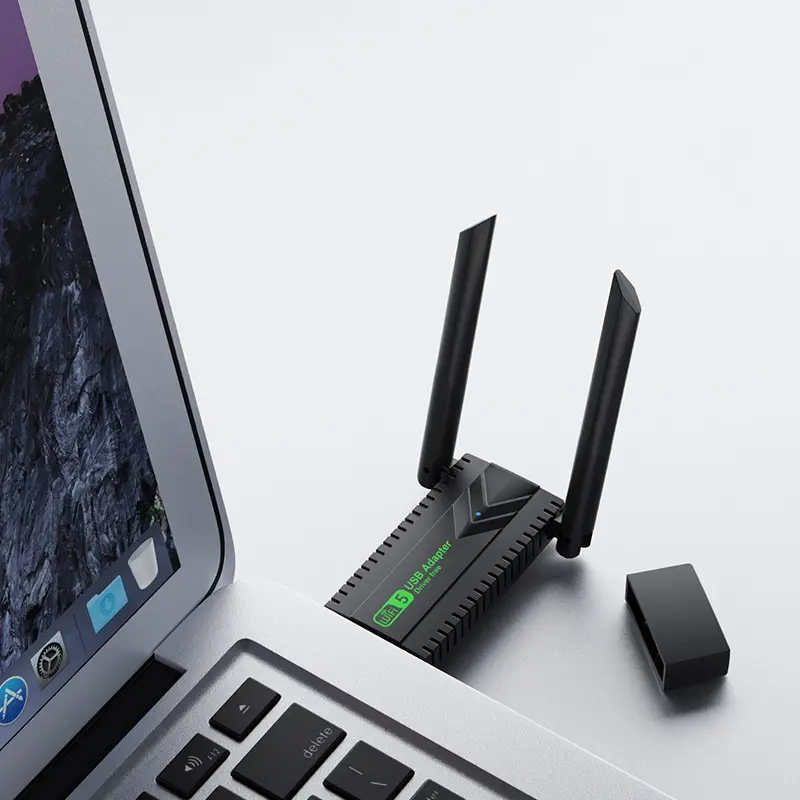 Everest USB Wireless Adapter EVERLINK  EWA600 600Mbps 2.4GHz/5GHz WIFI-5