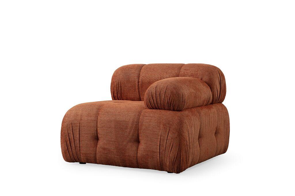 Atelier del Sofa fotelja Petite 1R, 95 x 95 x 75 cm, narandžasta