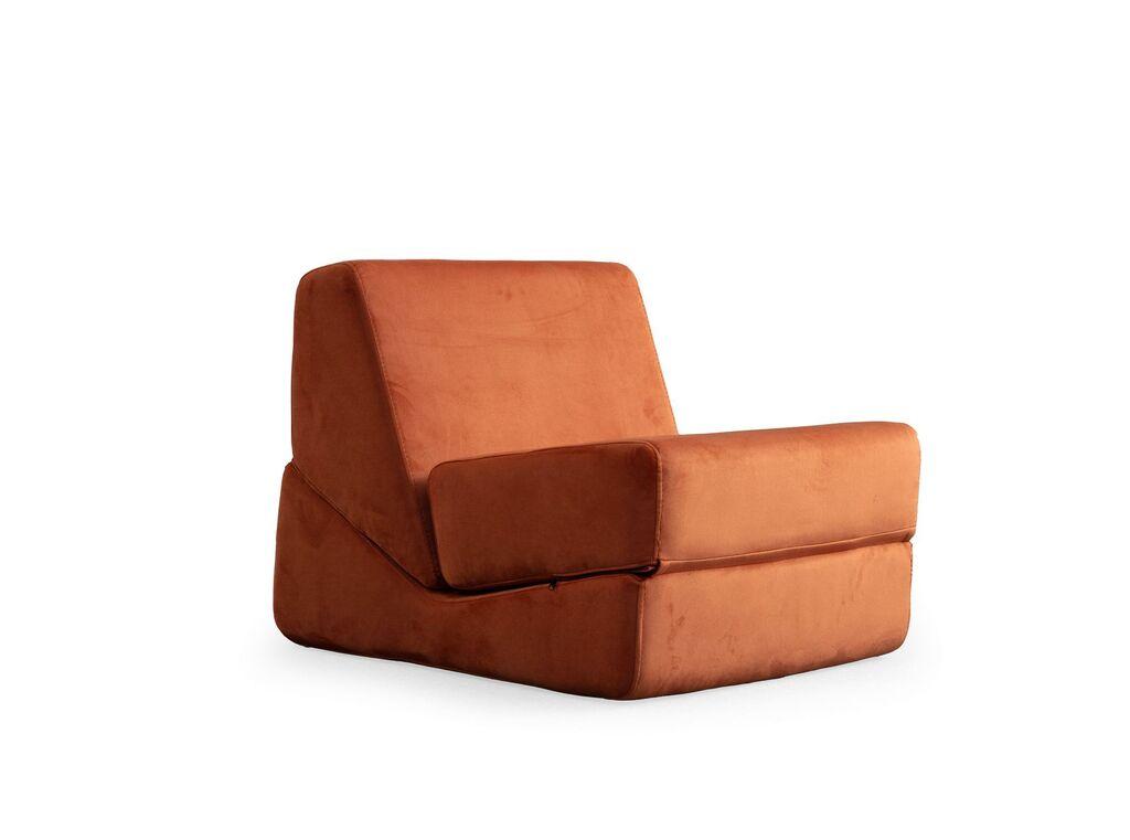 Atelier del Sofa Sklopiva fotelja Origami, 70 x 100 x 70 cm, Narandžasta