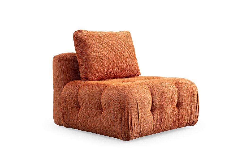 Atelier del Sofa Fotelja Amaris O1, 90 x 100 x 65 cm, Narandžasta
