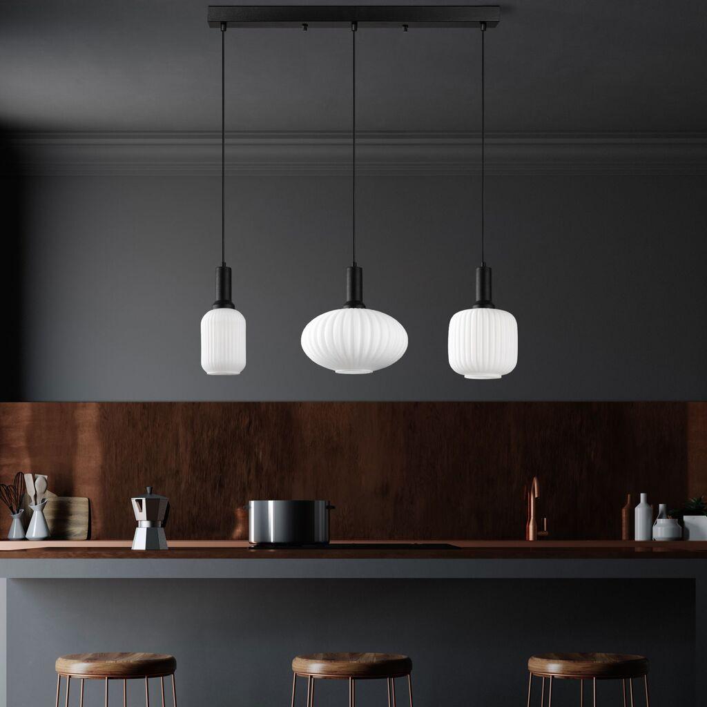 Opviq Luster Asker-15197, 87x30x130cm, IP20, Bijelo-crna
