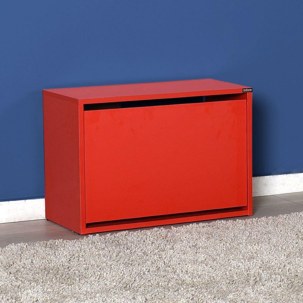 Hanah Home Stalak za cipele Shc-110-Kk-1, 60 cmx42 cmx30 cm, crvena
