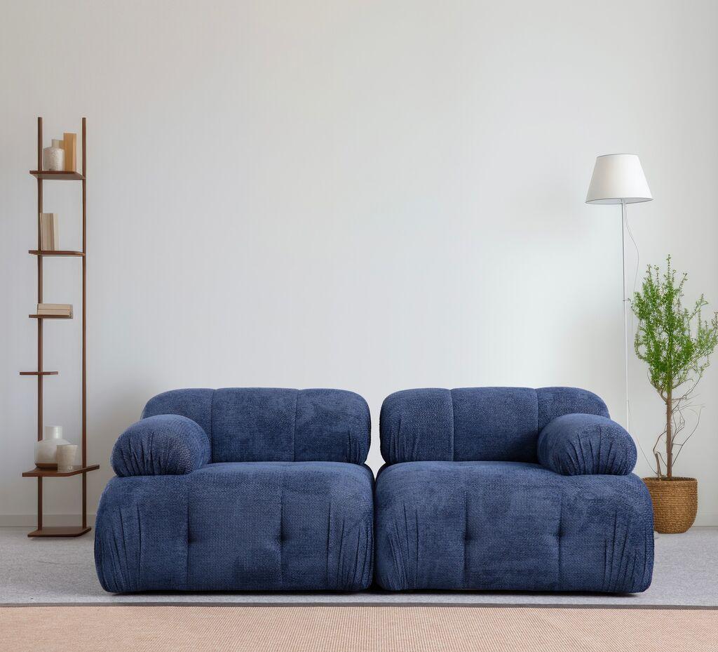 Atelier del Sofa Dvosjed Petite 2, 190 x 95 x 75 cm, Teget