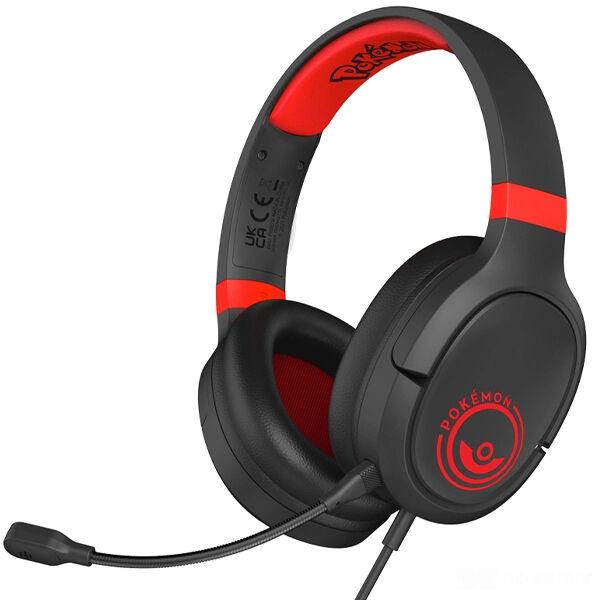 OTL Gaming slušalice Pro G1 Pokemon Pokeball, Crno-crvene