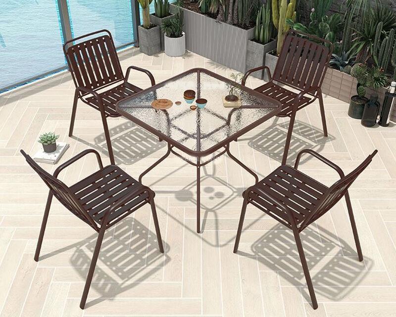 Edi Baštenski petodelni set JHA-0202, Braon