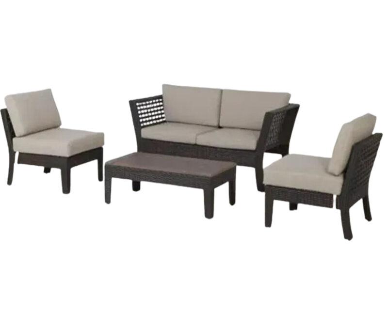 Edi Baštenski četvorodelni set Tyler HY-022, Braon